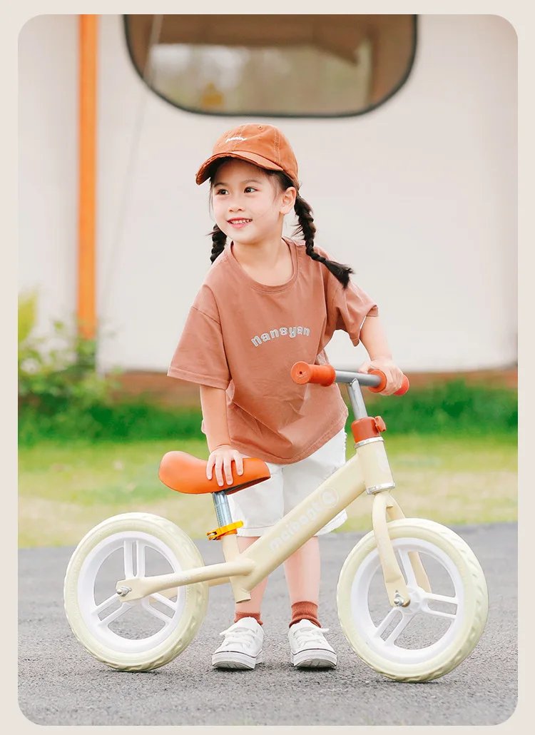 Chase New High Carbon Steel Children's Balance Bike For 2-6 Years Old New Two Wheeled Non Pedal Bike Sliding And Sliding