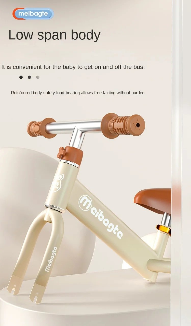 Chase New High Carbon Steel Children's Balance Bike For 2-6 Years Old New Two Wheeled Non Pedal Bike Sliding And Sliding