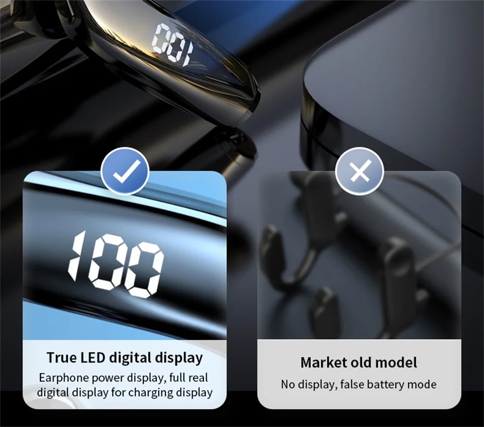 Wireless Bluetooth Headphones With Microphone Earphones Handsfree Noise Canceling Headset For Talking Business Audifonos Driving