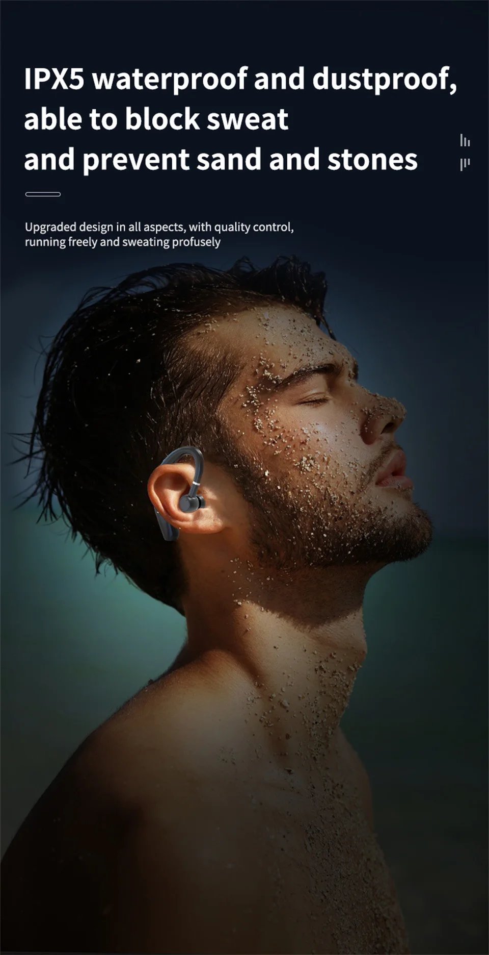 Wireless Bluetooth Headphones With Microphone Earphones Handsfree Noise Canceling Headset For Talking Business Audifonos Driving