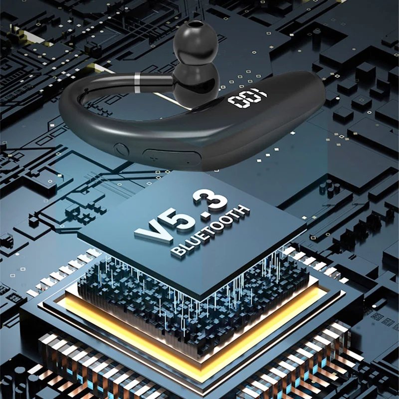 Wireless Bluetooth Headphones With Microphone Earphones Handsfree Noise Canceling Headset For Talking Business Audifonos Driving Wireless Bluetooth Headphones With Microphone Earphones Handsfree Noise Canceling Headset For Talking Business Audifonos Driving