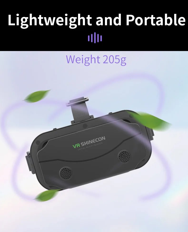 G13 VR Glasses VR Smart Glasses Headset Smart Glasses Helmet Video Game Binoculars For 5-7 Inches Smartphone VR Helmet