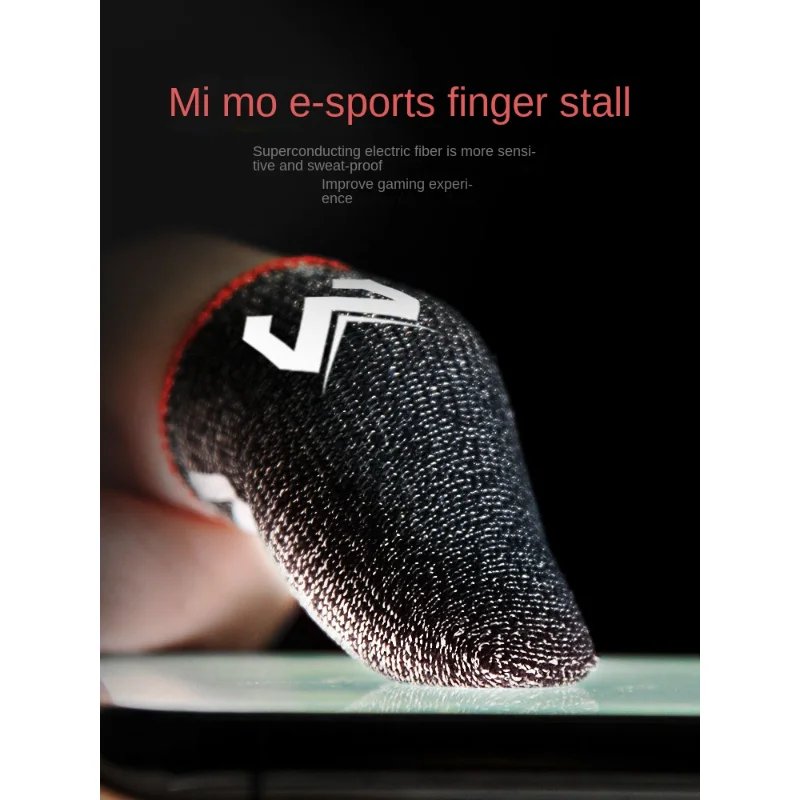 MEMO Gaming Finger Sleeve For PUBG Mobile Game Fingertips Cover Sweatproof Anti-slip Touch Screen Fingertip Thumb Finger Gloves