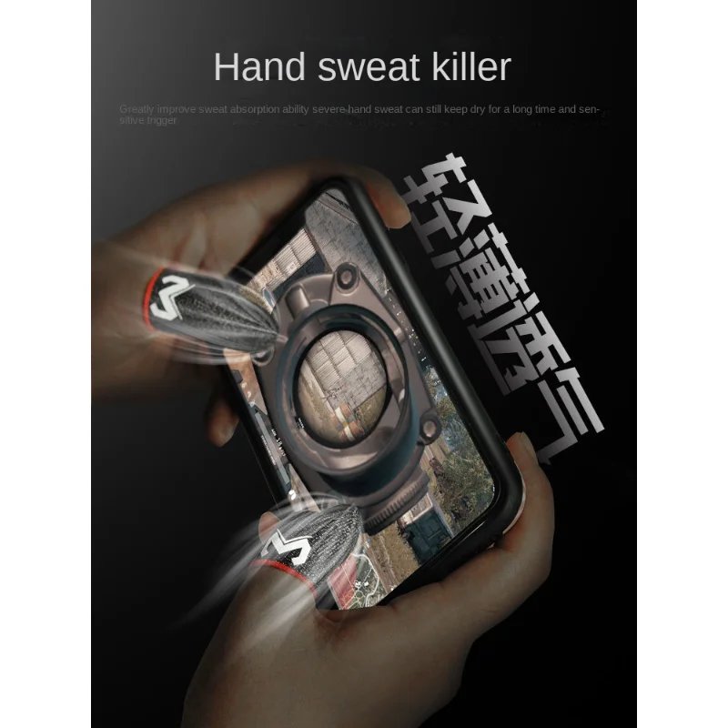 MEMO Gaming Finger Sleeve For PUBG Mobile Game Fingertips Cover Sweatproof Anti-slip Touch Screen Fingertip Thumb Finger Gloves