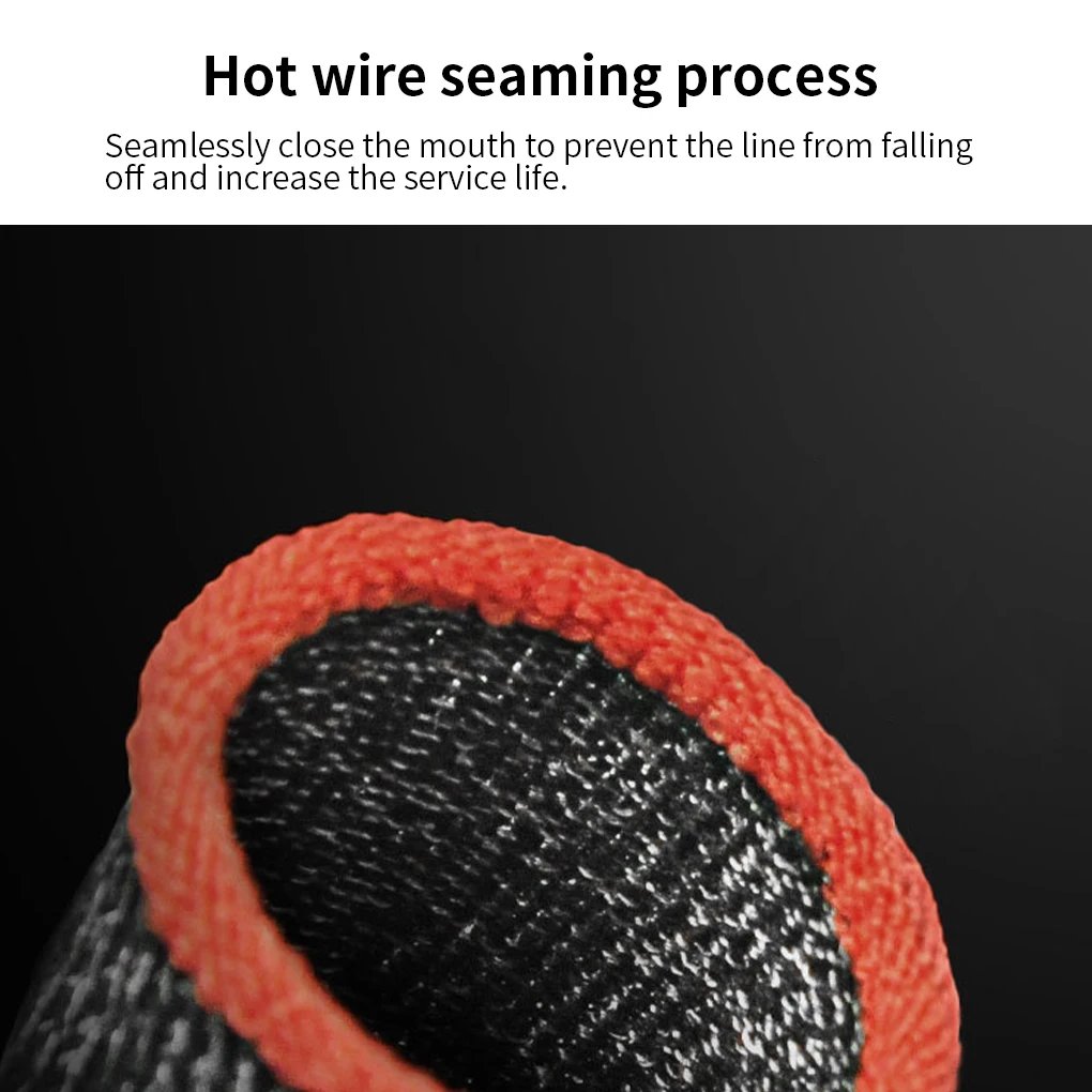 MEMO Gaming Finger Sleeve For PUBG Mobile Game Fingertips Cover Sweatproof Anti-slip Touch Screen Fingertip Thumb Finger Gloves