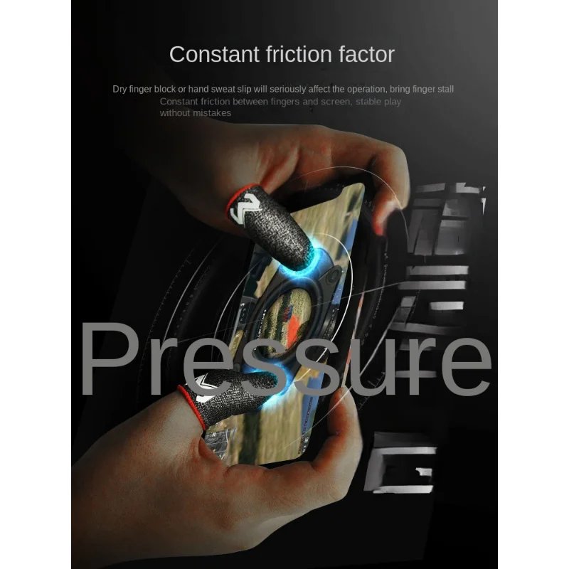 MEMO Gaming Finger Sleeve For PUBG Mobile Game Fingertips Cover Sweatproof Anti-slip Touch Screen Fingertip Thumb Finger Gloves