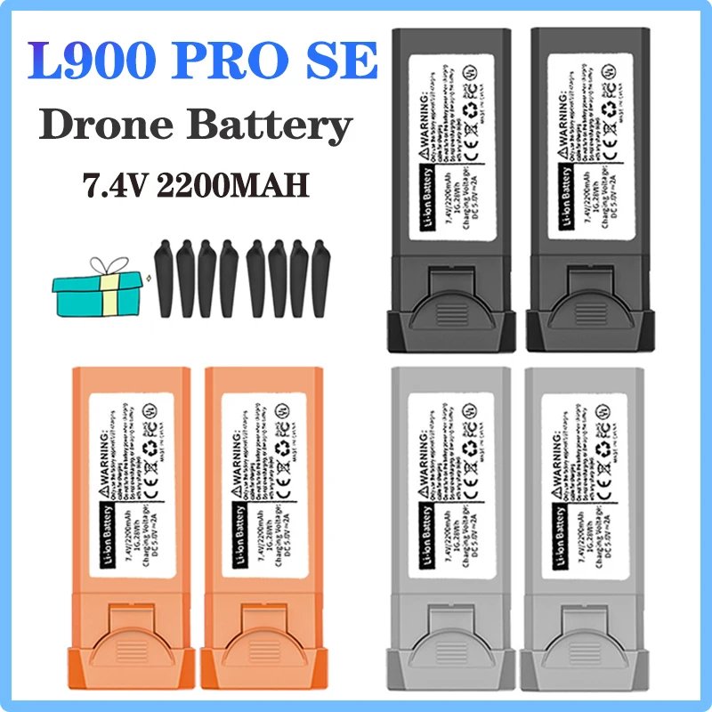 Original L900 PRO Se Drone Battery For L900 PRO-SE Drone Battery Accessories Quadcopter Drone 7.4V 2200mah Battery Parts Original L900 PRO Se Drone Battery For L900 PRO-SE Drone Battery Accessories Quadcopter Drone 7.4V 2200mah Battery Parts
