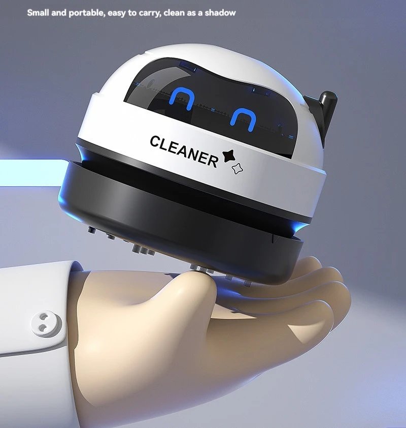 Desktop Vacuum Cleaner Mini Wireless Cleaner Student Stationery Gift Home Portable Rechargeable Desktop Cleaner