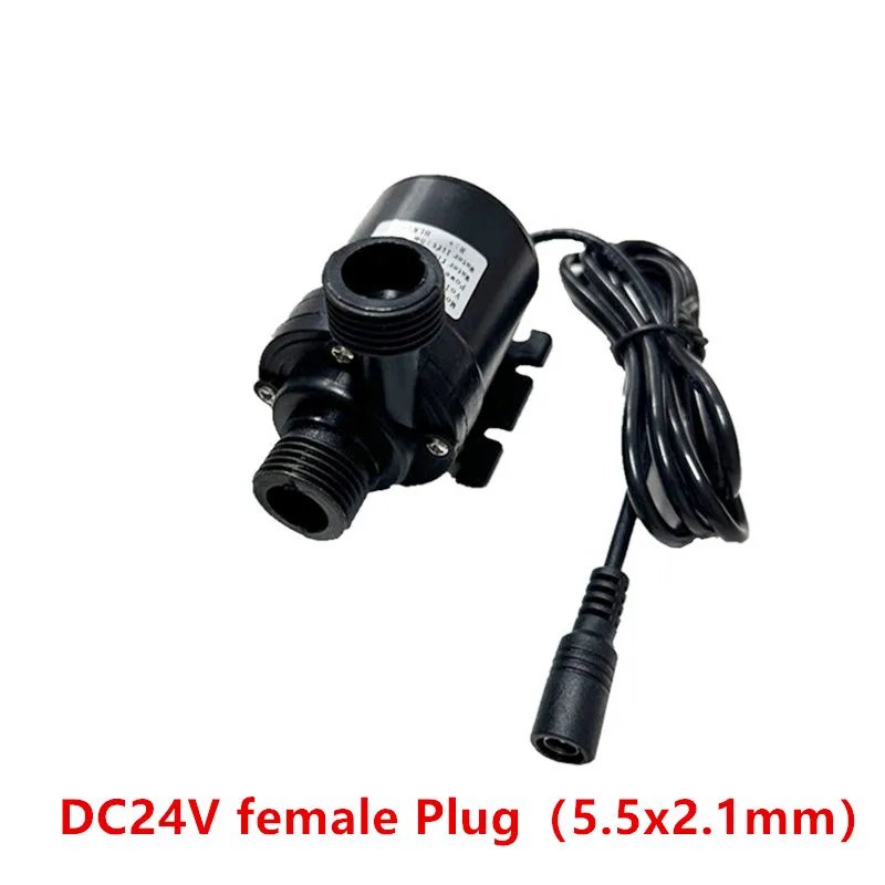 Purchase limit 1 piece Water Pump 12v High Pressure Ultra Quiet Solar DC 24V Lift 5M 800L/H Brushless Motor Submersible Water Pumps Quick Break Joint