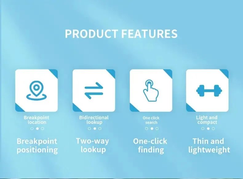 Mini GPS Tracker Bluetooth Outdoor Anti-lost Device Pet Wallet Tracking Two-Way Positioning LOS/Android Smart Locator Accessorie