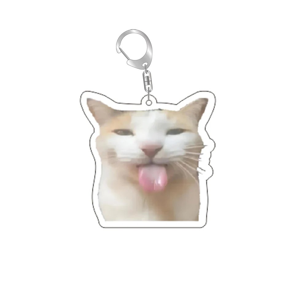 Funny Cat Memes Series Keychain Student Gift Bag Lanyard Women's Bag Pendant Keychain Cute Things Cheap Gift For Best Friends Funny Cat Memes Series Keychain Student Gift Bag Lanyard Women's Bag Pendant Keychain Cute Things Cheap Gift For Best Friends