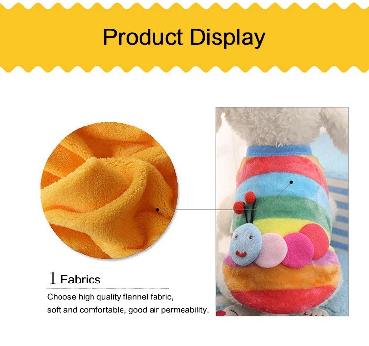 Cute Dog Clothes Winter Vest For Small Dogs Cats Warm Pets Sweater Soft Flannel Puppy Puffer Jacket Dog Accessories Supplies Xxs