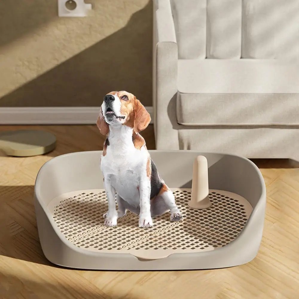 Training Toilet Pet Toilet for Small Dogs Cats Portable Dog Training Toilet Puppy Pad Holder Tray Pet Supplies Indoor Dog Potty