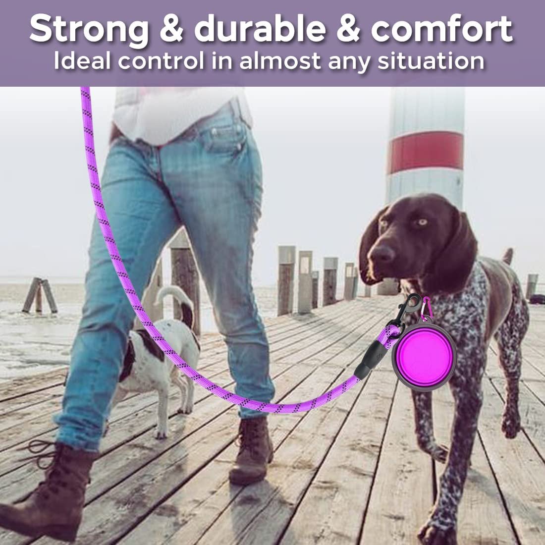 Strong Dog Leash Pet Leashes Reflective Leash For Big Small Medium Dog Leash Drag Pull Tow Golden Retriever Strong Dog Leash Pet Leashes Reflective Leash For Big Small Medium Dog Leash Drag Pull Tow Golden Retriever