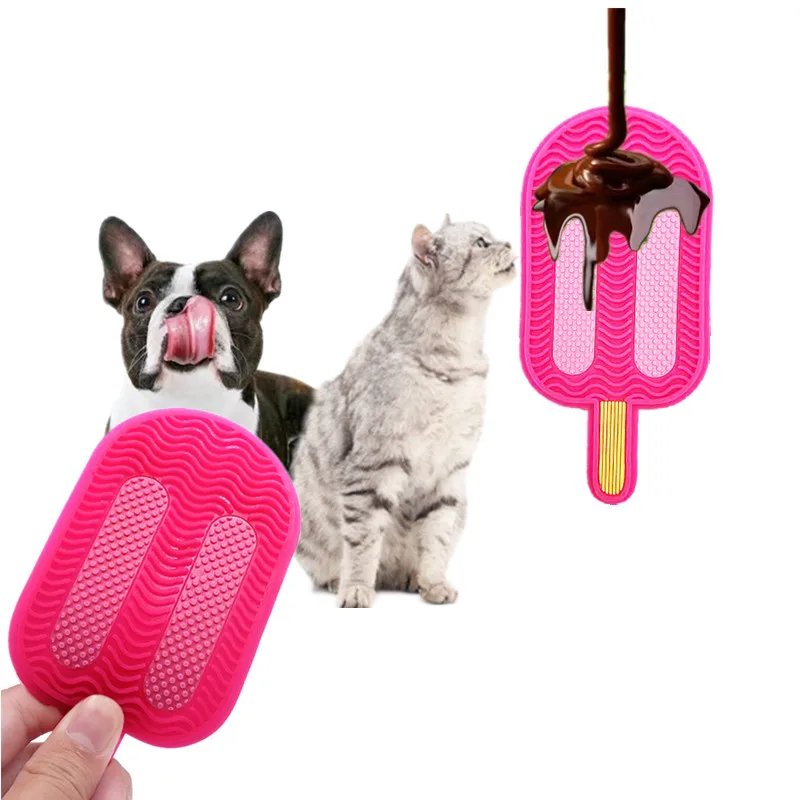 Suitable for pets weighing less than 3 kilograms Mat Cats Slow Food Bowls Suction Cup Feeding Food Silicone Lick，product small