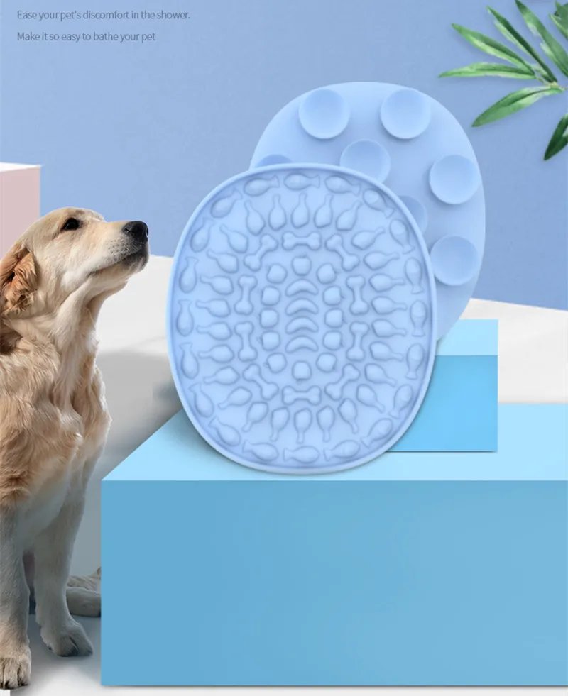 Suitable for pets weighing less than 3 kilograms Mat Cats Slow Food Bowls Suction Cup Feeding Food Silicone Lick，product small
