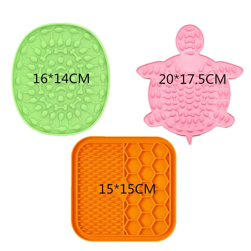 Suitable for pets weighing less than 3 kilograms Mat Cats Slow Food Bowls Suction Cup Feeding Food Silicone Lick，product small