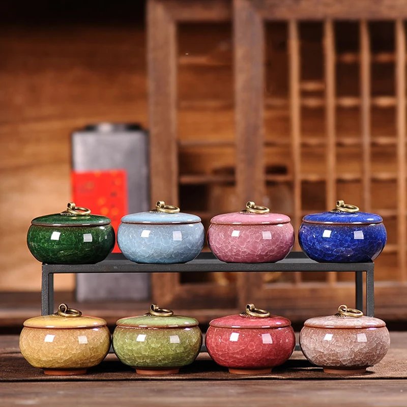 Ceramics Ash Urn Sealed Cremation Funeral Ashes Keepsake Small Animals Pet Dog Cat Memorial Suitable Home Fireplaces Burial