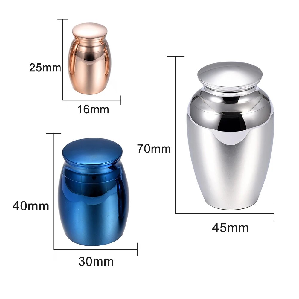 Mini Pet Memorials Urn Aluminum alloy Cremation Ashes Jar Keepsake Memorial Cat Dog Bird Urn-Wholesale direct sales Mini Pet Memorials Urn Aluminum alloy Cremation Ashes Jar Keepsake Memorial Cat Dog Bird Urn-Wholesale direct sales