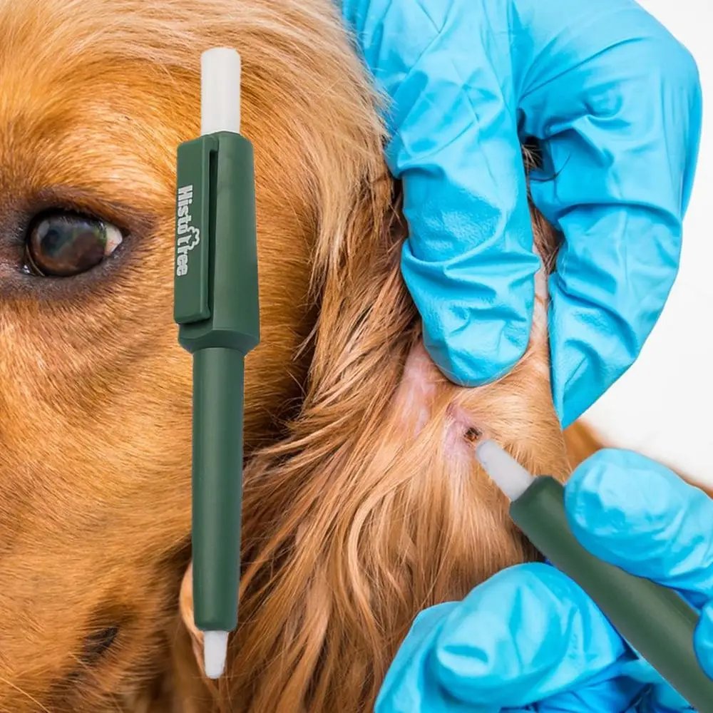 Tick Remover Tool Durable Family Pet Flea Control Waterproof Portable Rustproof Tick Removal Pen For Cats Dogs And Humans