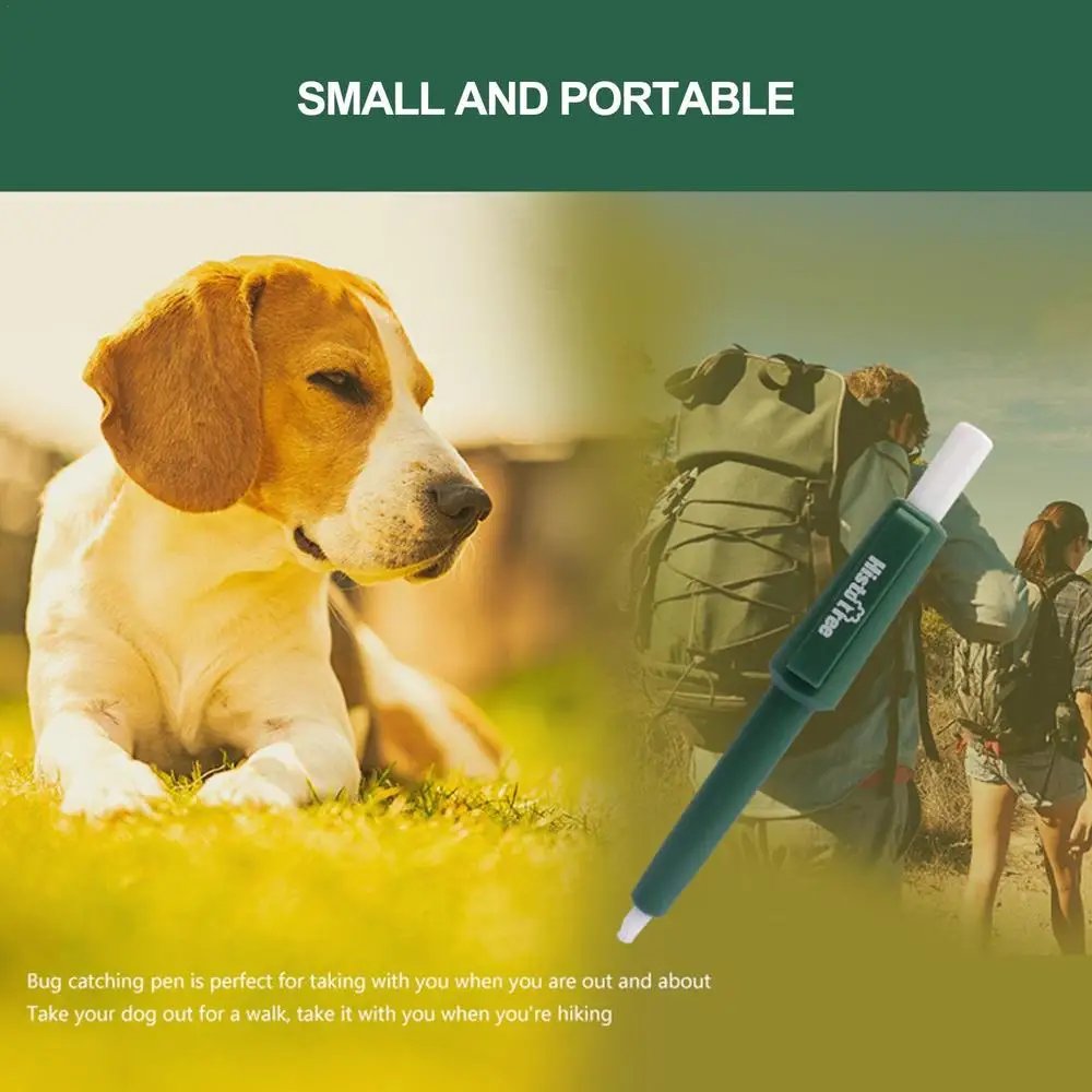 Tick Remover Tool Durable Family Pet Flea Control Waterproof Portable Rustproof Tick Removal Pen For Cats Dogs And Humans