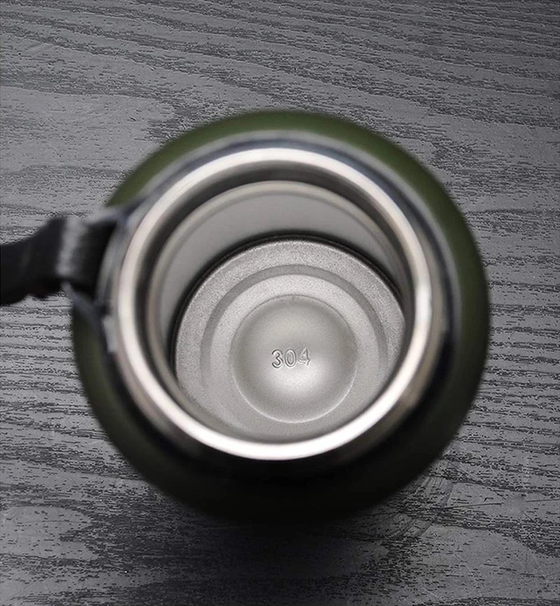 UPORS Large Capacity Stainless Steel Thermos Portable Vacuum Flask Insulated Tumbler with Rope Thermo Bottle 500/700/1000/1500ml