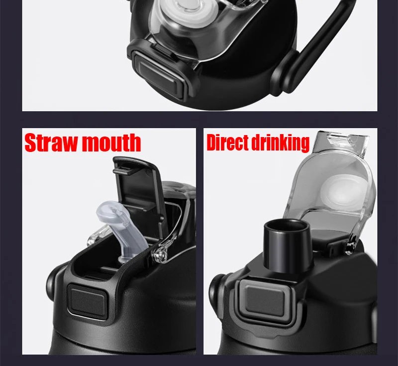 1500ML Stainless Steel Thermo Bottle Portable Thermos Large Capacity Thermo Water Bottle Tumbler Thermoses Outdoor Vacuum Flasks