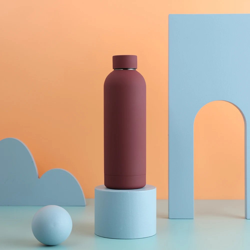 500ML Stainless Steel Thermos Bottle Sports Water Bottle Cold and Hot Thermal Mug Portable Insulated Cup Gym Water Kettle