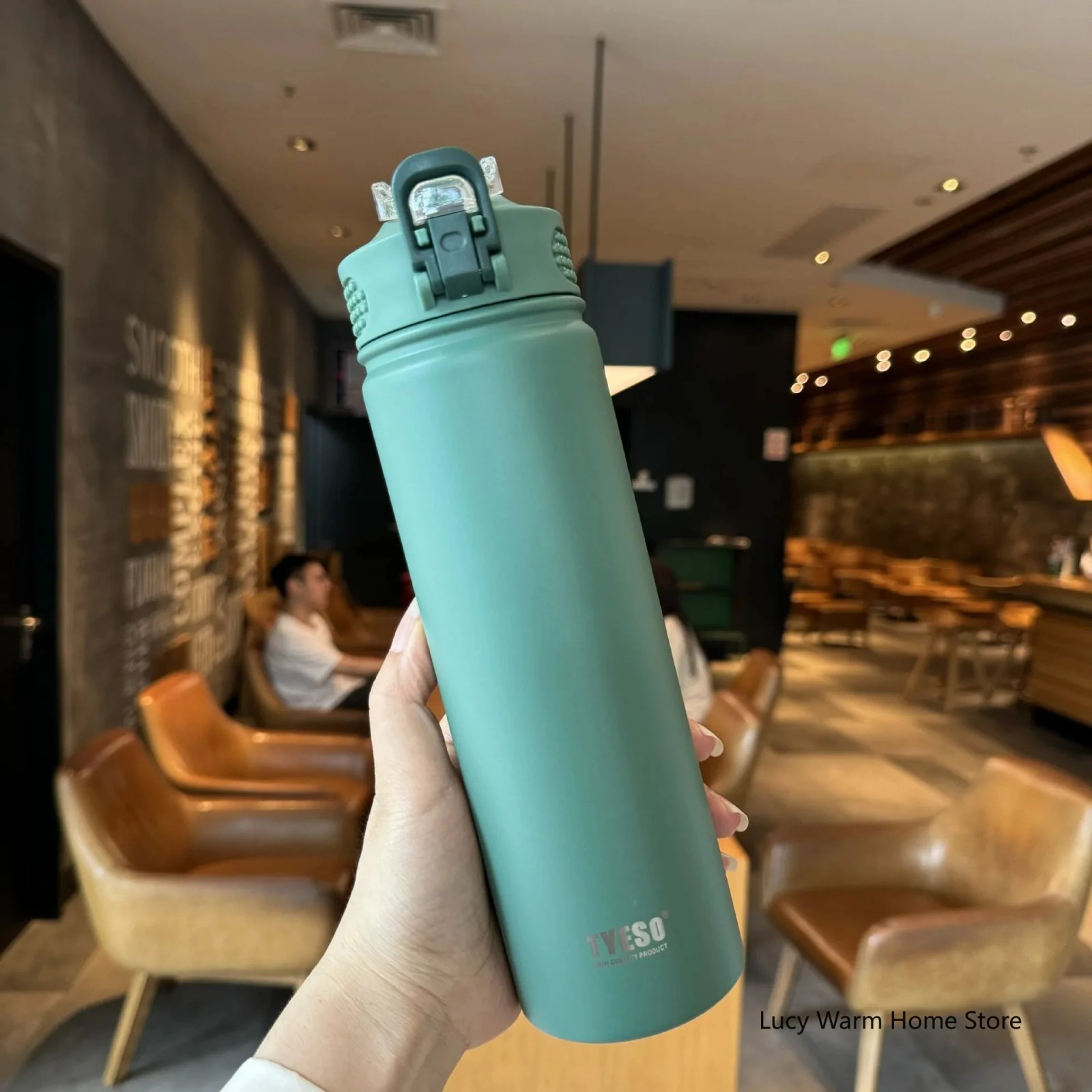 Thermal Water Bottle with Straw 750/600ML Stainless Steel Bottle Keeps Cold and Heat High Capacity Thermal Mug Thermos Bottle