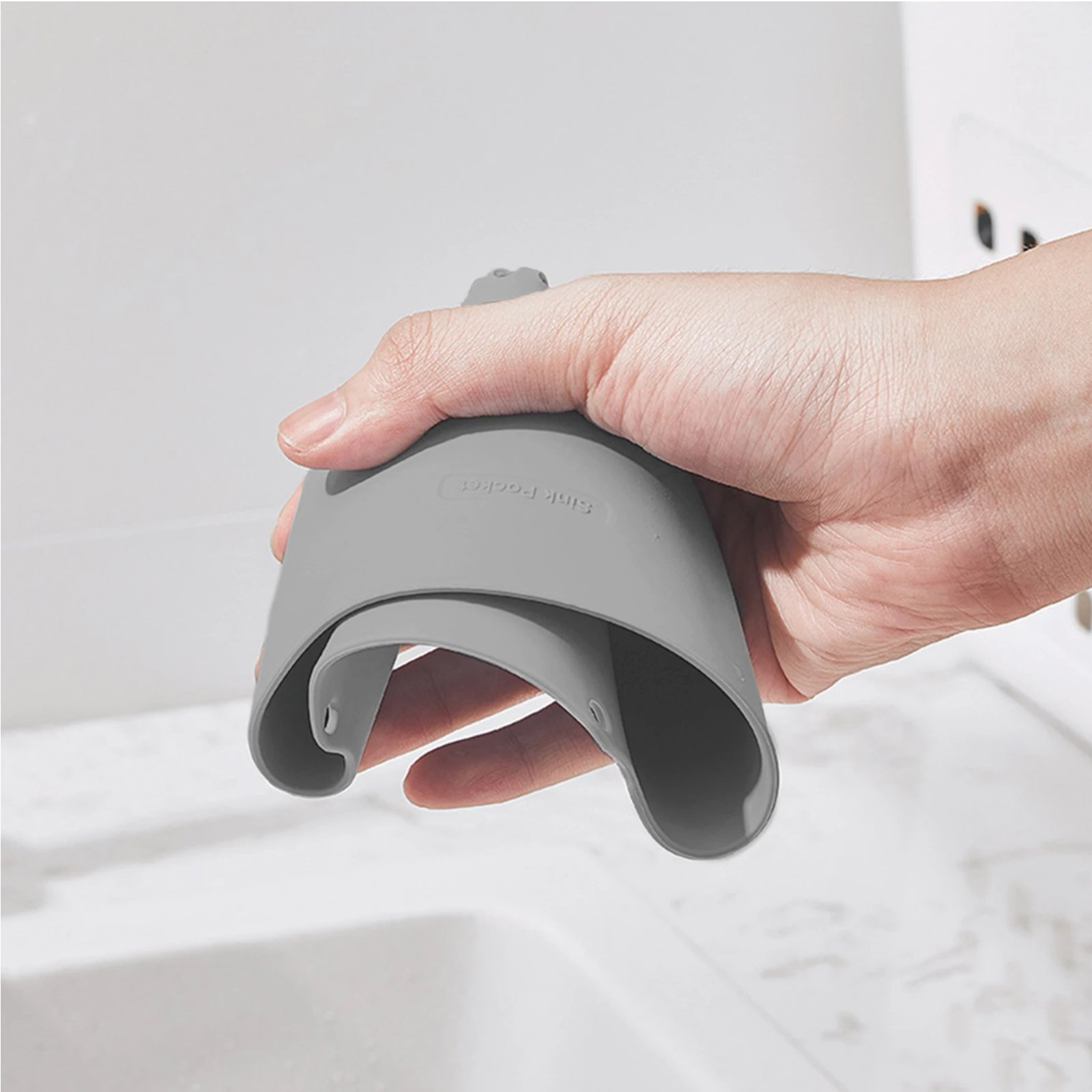 Kitchen Sink Sponge Holder Drainage Rack Hanging Basket Adjustable Faucet Holder Kitchen Bathroon Sink Accessories