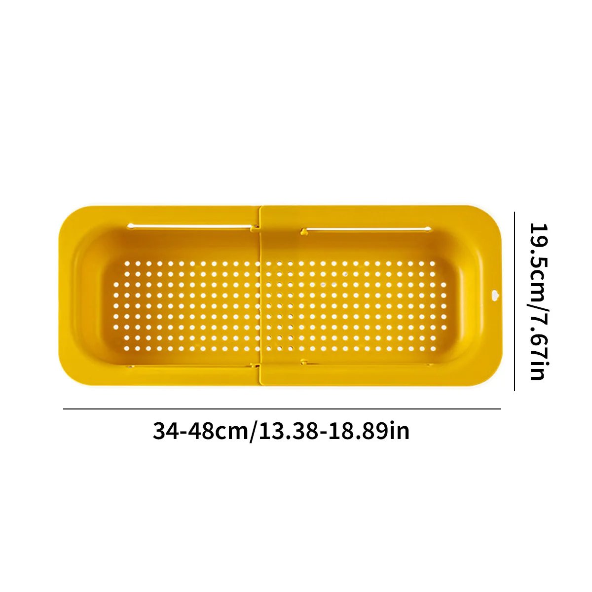 Over-the-sink Drain Basket For Washing Vegetables Fruits Cooking Pasta Draining And Drying Dishes Expandable Home Kitchen