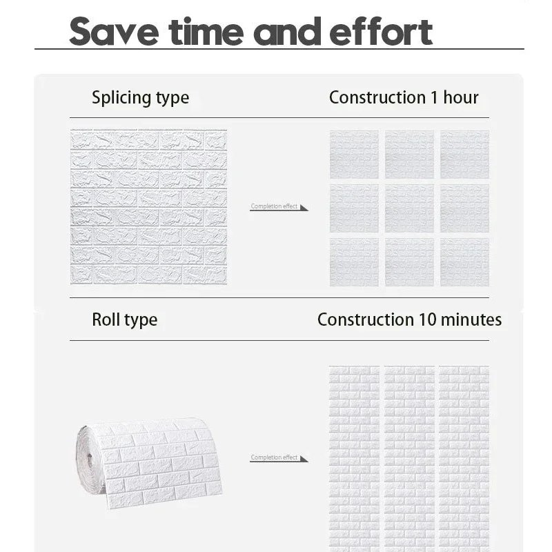 70cmx1/5/10m 3D Wallpaper Decoration Self-adhesive Antique Foam Brick Wallpaper Living Room Bedroom Waterproof 3d Wall Sticker 70cmx1/5/10m 3D Wallpaper Decoration Self-adhesive Antique Foam Brick Wallpaper Living Room Bedroom Waterproof 3d Wall Sticker