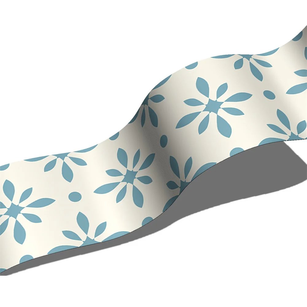 Bathroom Waist Line Wall Stickers Waterproof Peel & Stick Art Mural Backsplash Kitchen Office Skirting Line Decorative Wallpaper