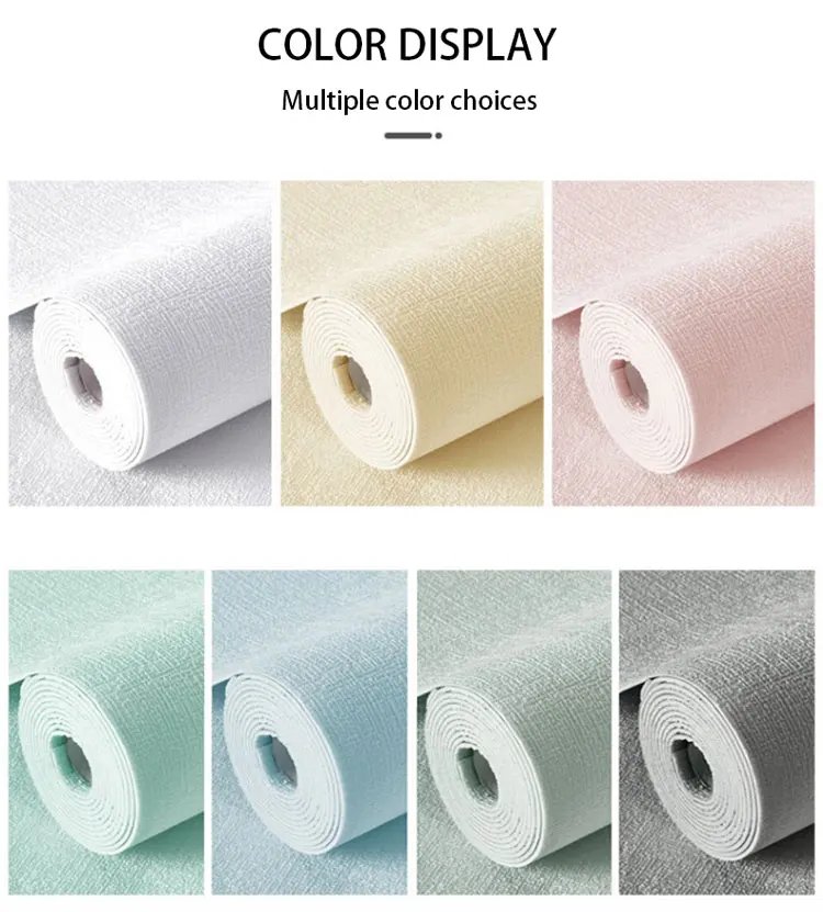 White Foam 3D Wall Sticker Thicken Waterproof Self-adhesive XPE Foam Wallpapers For Living Room Bedroom Home Decorative Stickers