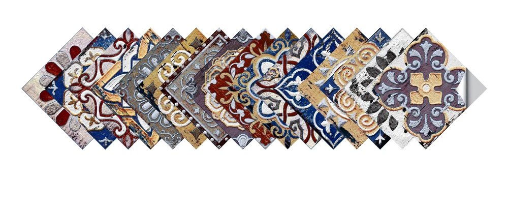 16pcs/Set Matte Waterpoof Tile Wall Sticker Home Decoration Peel & Stick Wallpaper Kitchen Bathroom Wardrobe Floor PVC Art Mural