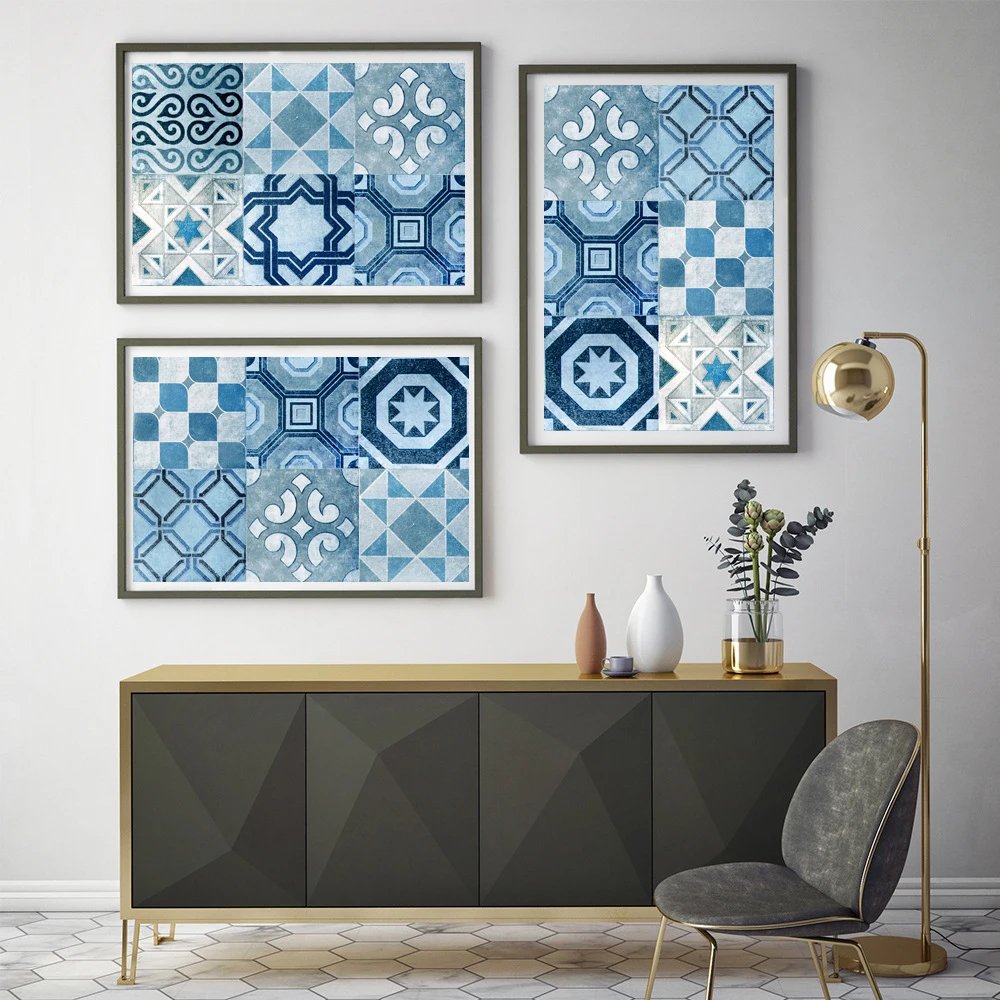 16pcs/Set Matte Waterpoof Tile Wall Sticker Home Decoration Peel & Stick Wallpaper Kitchen Bathroom Wardrobe Floor PVC Art Mural