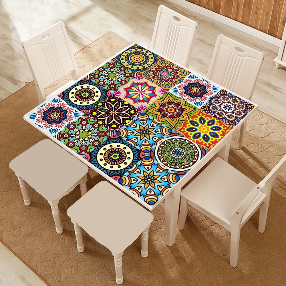 16pcs/Set Matte Waterpoof Tile Wall Sticker Home Decoration Peel & Stick Wallpaper Kitchen Bathroom Wardrobe Floor PVC Art Mural