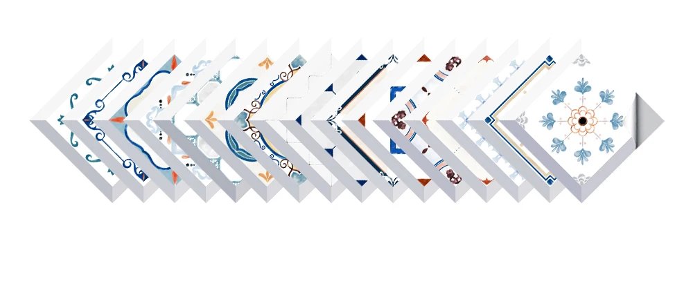 16pcs/Set Matte Waterpoof Tile Wall Sticker Home Decoration Peel & Stick Wallpaper Kitchen Bathroom Wardrobe Floor PVC Art Mural