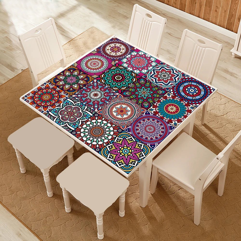 16pcs/Set Matte Waterpoof Tile Wall Sticker Home Decoration Peel & Stick Wallpaper Kitchen Bathroom Wardrobe Floor PVC Art Mural