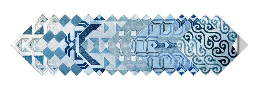 16pcs/Set Matte Waterpoof Tile Wall Sticker Home Decoration Peel & Stick Wallpaper Kitchen Bathroom Wardrobe Floor PVC Art Mural