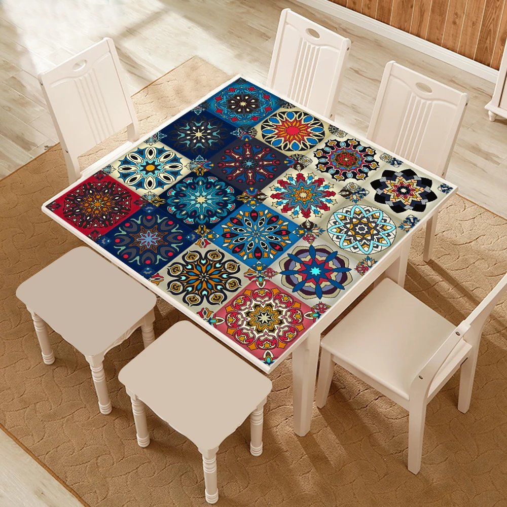 16pcs/Set Matte Waterpoof Tile Wall Sticker Home Decoration Peel & Stick Wallpaper Kitchen Bathroom Wardrobe Floor PVC Art Mural