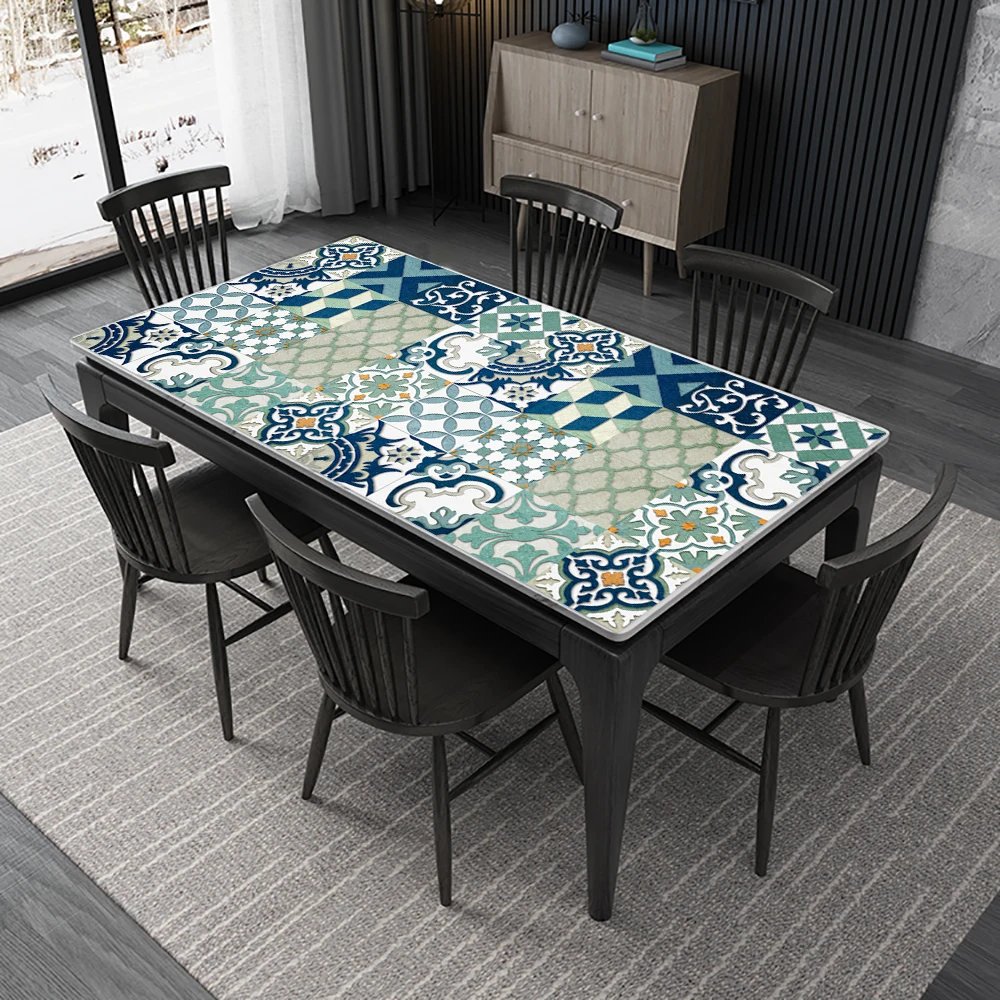 16pcs/Set Matte Waterpoof Tile Wall Sticker Home Decoration Peel & Stick Wallpaper Kitchen Bathroom Wardrobe Floor PVC Art Mural