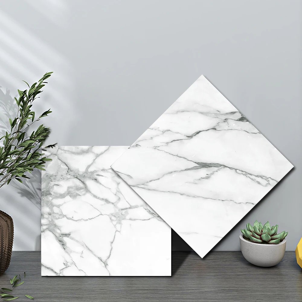 16pcs/Set Matte Waterpoof Tile Wall Sticker Home Decoration Peel & Stick Wallpaper Kitchen Bathroom Wardrobe Floor PVC Art Mural