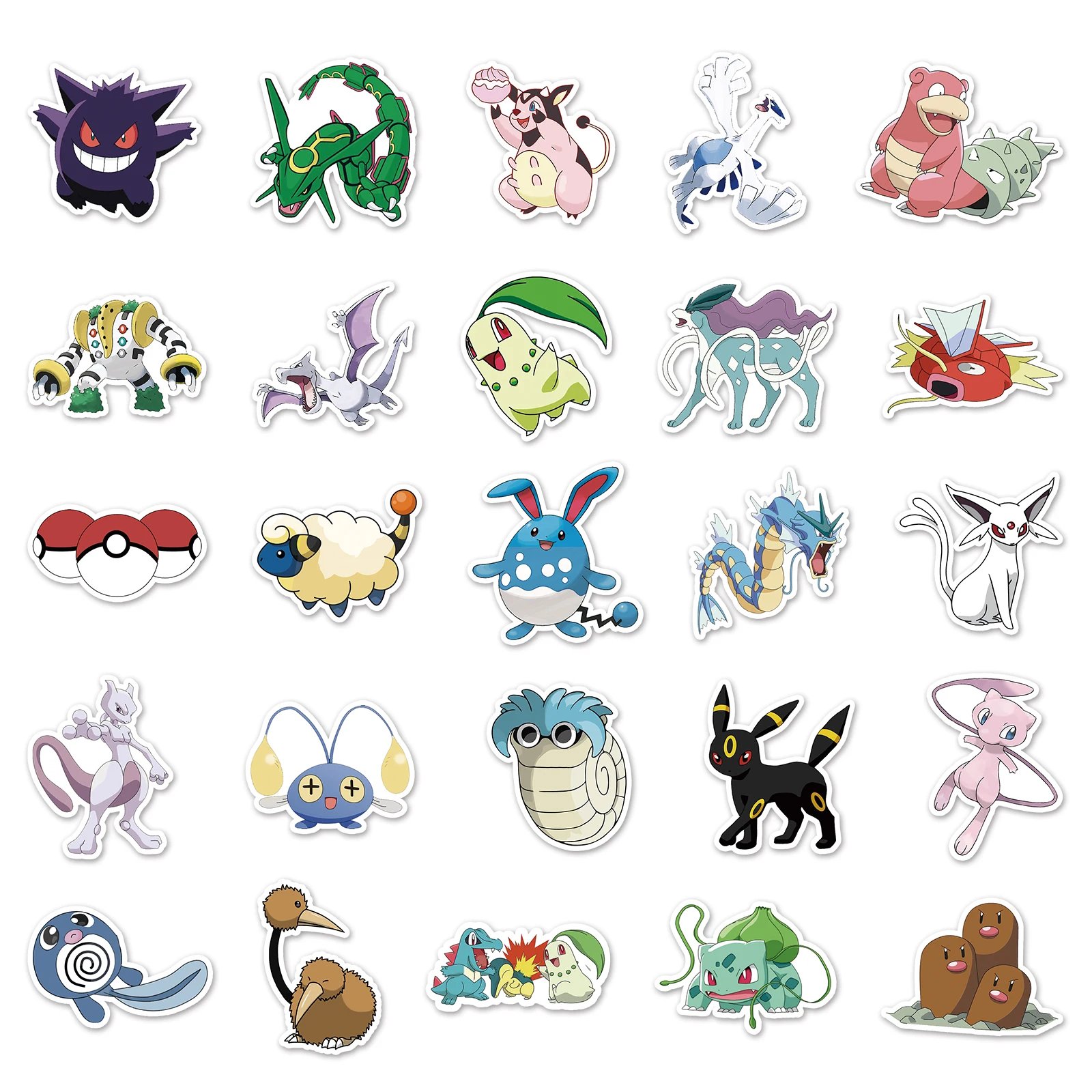 50 Piece MINISO Pokemon Waterproof Stickers DIY For Phones Laptop Car Sticker 50 Piece MINISO Pokemon Waterproof Stickers DIY For Phones Laptop Car Sticker