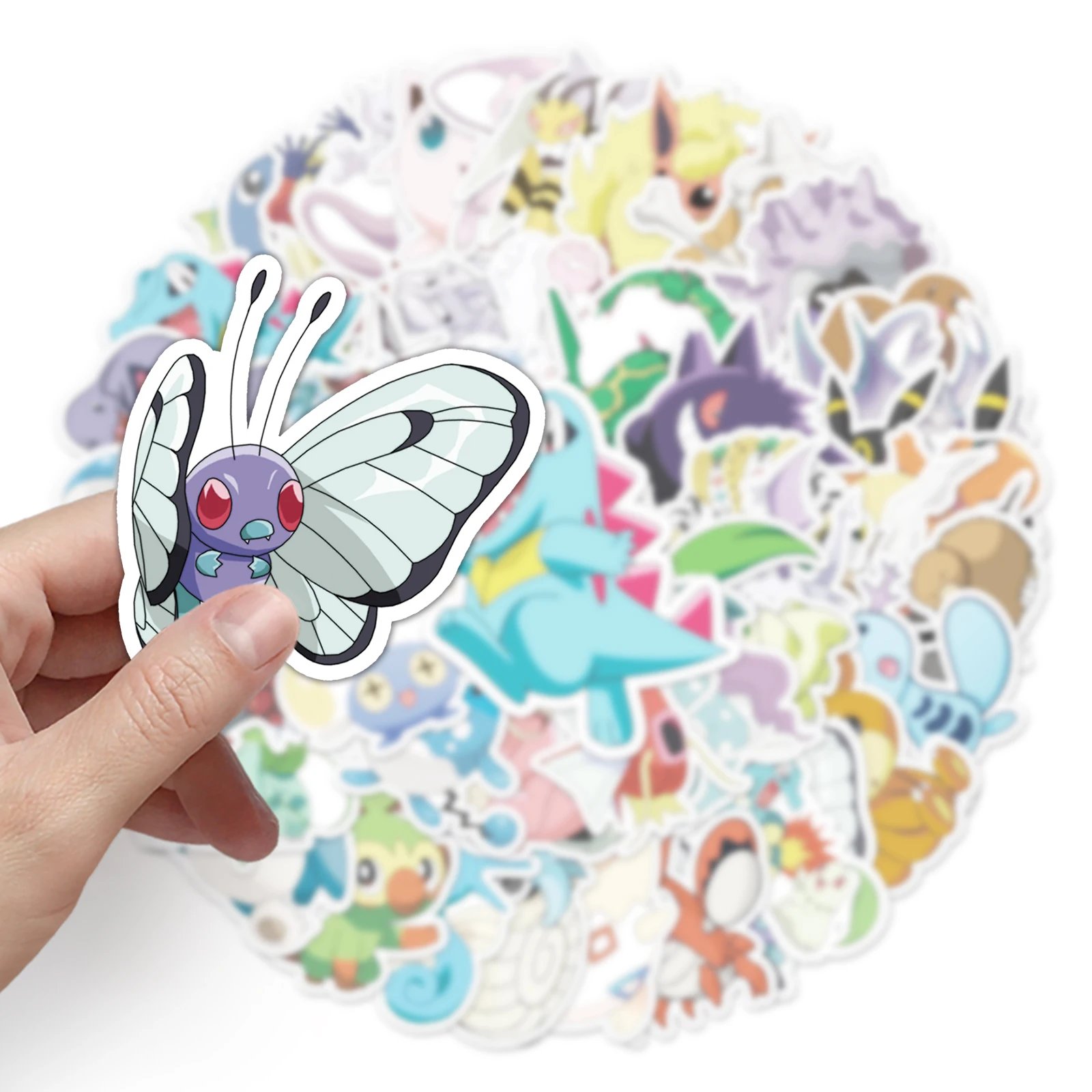 50 Piece MINISO Pokemon Waterproof Stickers DIY For Phones Laptop Car Sticker 50 Piece MINISO Pokemon Waterproof Stickers DIY For Phones Laptop Car Sticker