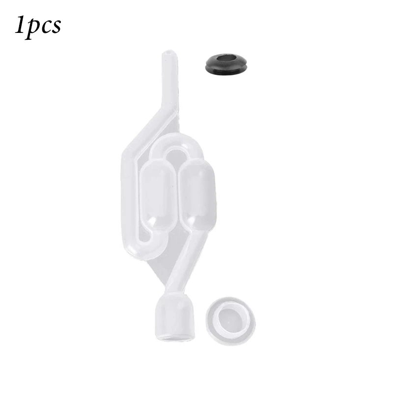 S-Shape Airlocks ,Homebrew Bubble Airlock Carboys Stopper Fermenter Seal Valve with Food Grade Grommets Wine Making Equipment