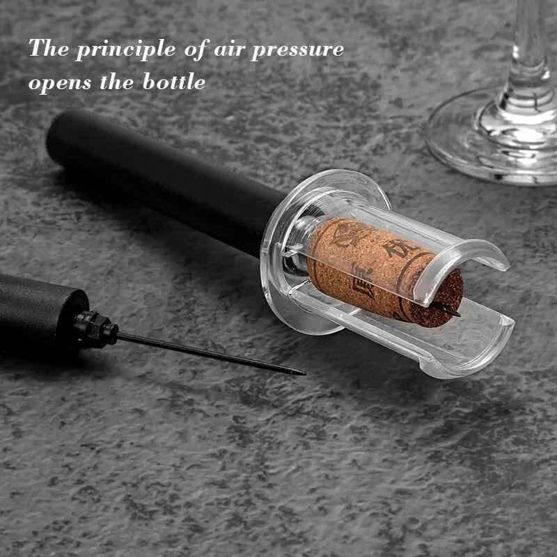 1pc Black Kitchen Supplies Wine Air Pressure Bottle Opener Set Cylinder Box Packaging Manual Needle Air Pressure Bottle Opener 1pc Black Kitchen Supplies Wine Air Pressure Bottle Opener Set Cylinder Box Packaging Manual Needle Air Pressure Bottle Opener