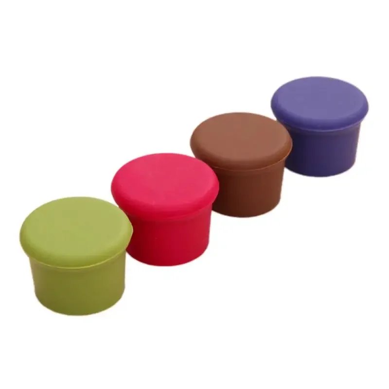 Flexible Silicone Beer Cork Cocktail Glass Bottle Stopper, Durable Bar Accessories, House Wine Bottle Cap, Seal, Food Grade, Bar