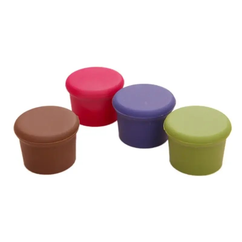 Flexible Silicone Beer Cork Cocktail Glass Bottle Stopper, Durable Bar Accessories, House Wine Bottle Cap, Seal, Food Grade, Bar