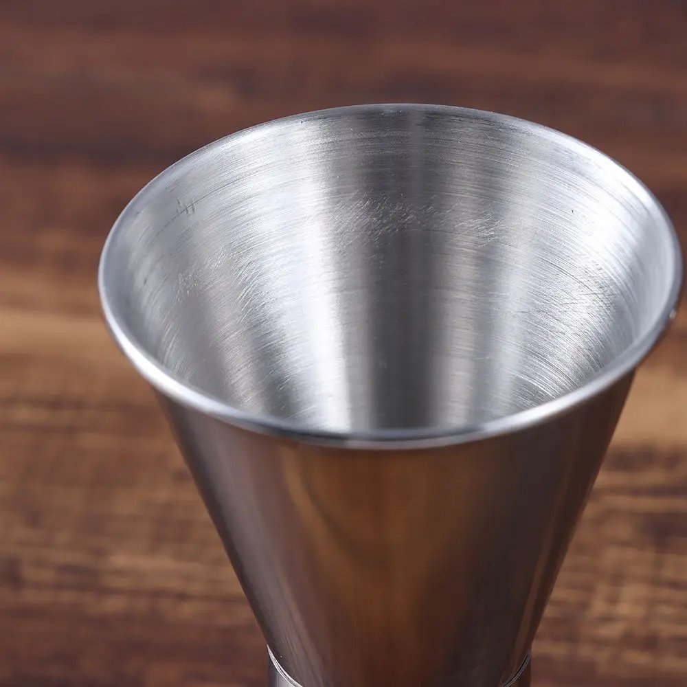 Dual Shot Measure Cup Stainless Steel Measure Jigger Cocktail Mug Drinking Spirit Barware Kitchen Gadgets Bar Tools